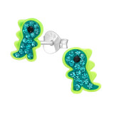 Godzilla - 925 Sterling Silver Kids Ear Studs SD48726