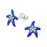 Starfish - 925 Sterling Silver Kids Ear Studs SD48731