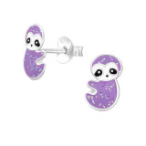 Sloth - 925 Sterling Silver Kids Ear Studs SD48750