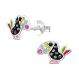 Hornbill - 925 Sterling Silver Kids Ear Studs SD49537