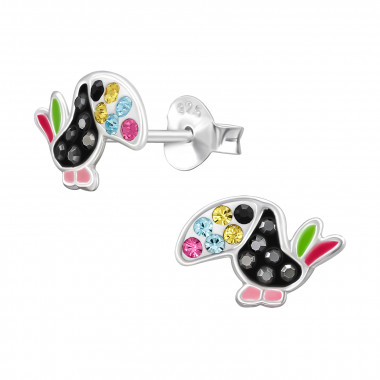 Hornbill - 925 Sterling Silver Kids Ear Studs SD49537