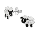 Sheep - 925 Sterling Silver Kids Ear Studs SD50713