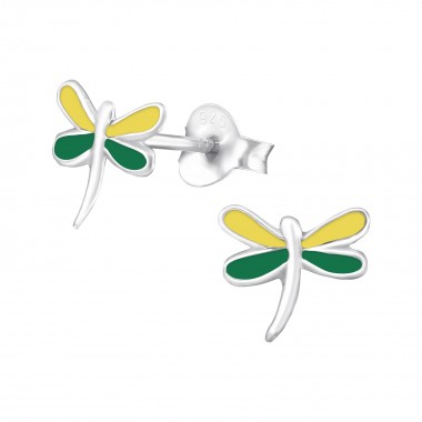 Dragonfly - 925 Sterling Silver Kids Ear Studs SD988