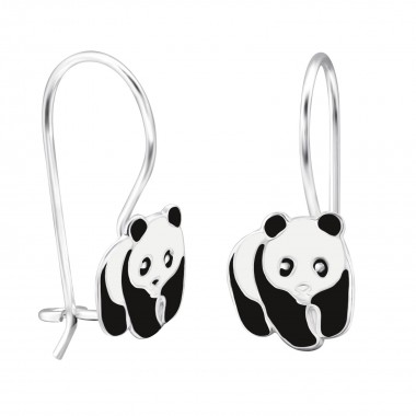 Panda - 925 Sterling Silver Kids Earrings SD28644