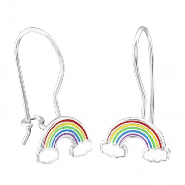 Rainbow - 925 Sterling Silver Kids Earrings SD28673