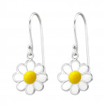 Flower - 925 Sterling Silver Kids Earrings SD15590 Flower - 925 Sterling Silver Kids Earrings SD15590