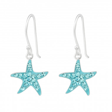 Starfish - 925 Sterling Silver Kids Earrings SD21800