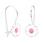 Flower - 925 Sterling Silver Kids Earrings SD28649 Flower - 925 Sterling Silver Kids Earrings SD28649