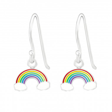 Rainbow - 925 Sterling Silver Kids Earrings SD30321