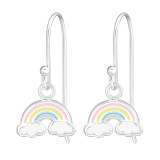 Rainbow - 925 Sterling Silver Kids Earrings SD38632
