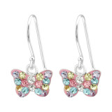 Butterfly - 925 Sterling Silver Kids Earrings SD40263