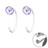 6mm Round - 925 Sterling Silver Kids Earrings SD43457