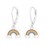 Rainbow - 925 Sterling Silver Kids Earrings SD44071