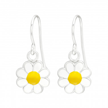 Flower - 925 Sterling Silver Kids Earrings SD44763