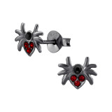 Spider - 925 Sterling Silver Kids Ear Studs with Crystal SD47994