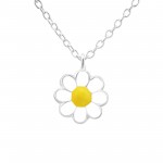 Flower - 925 Sterling Silver Kids Necklaces SD20346 Flower - 925 Sterling Silver Kids Necklaces SD20346