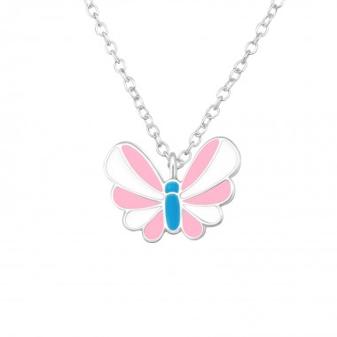 Butterfly - 925 Sterling Silver Kids Necklaces SD20360