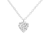 Heart - 925 Sterling Silver Kids Necklaces SD22070