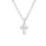 Cross - 925 Sterling Silver Kids Necklaces SD22112 Cross - 925 Sterling Silver Kids Necklaces SD22112