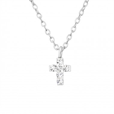 Cross - 925 Sterling Silver Kids Necklaces SD22112