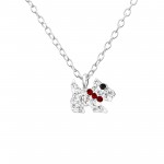 Dog - 925 Sterling Silver Kids Necklaces SD22322 Dog - 925 Sterling Silver Kids Necklaces SD22322