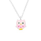Owl - 925 Sterling Silver Kids Necklaces SD23381