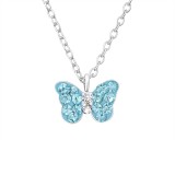 Butterfly - 925 Sterling Silver Kids Necklaces SD24658