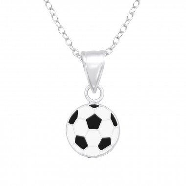 Football - 925 Sterling Silver Kids Necklaces SD28003