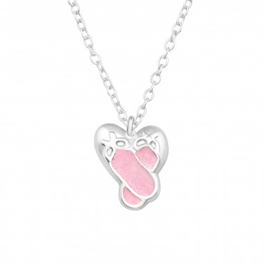 Ballet Shoes - 925 Sterling Silver Kids Necklaces SD31091