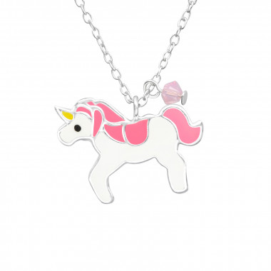 Unicorn - 925 Sterling Silver Kids Necklaces SD32738
