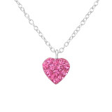 Heart - 925 Sterling Silver Kids Necklaces SD34562