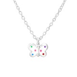 Butterfly - 925 Sterling Silver Kids Necklaces SD35182