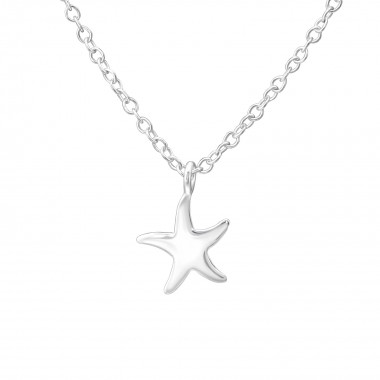 Starfish - 925 Sterling Silver Kids Necklaces SD35274