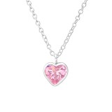 Heart - 925 Sterling Silver Kids Necklaces SD35275