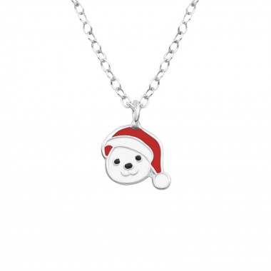 Bear - 925 Sterling Silver Kids Necklaces SD36497