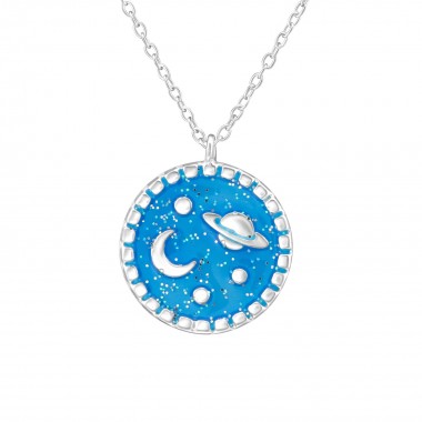 Planet - 925 Sterling Silver Kids Necklaces SD36994