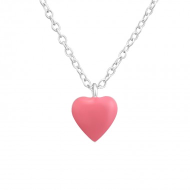 Heart - 925 Sterling Silver Kids Necklaces SD37271