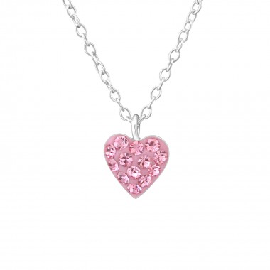 Heart - 925 Sterling Silver Kids Necklaces SD37538
