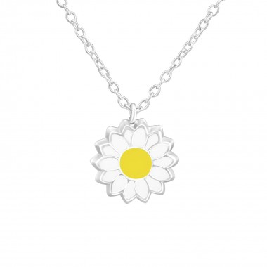 Flower - 925 Sterling Silver Kids Necklaces SD37546