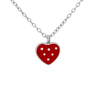 Heart - 925 Sterling Silver Kids Necklaces SD37602