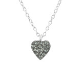 Heart - 925 Sterling Silver Kids Necklaces SD37644