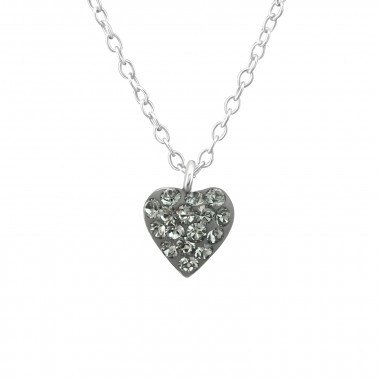 Heart - 925 Sterling Silver Kids Necklaces SD37644