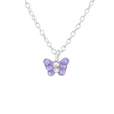 Butterfly - 925 Sterling Silver Kids Necklaces SD37647