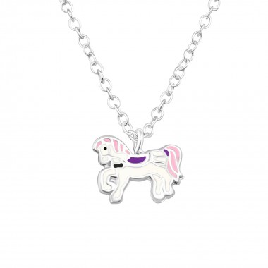 Pony - 925 Sterling Silver Kids Necklaces SD37993