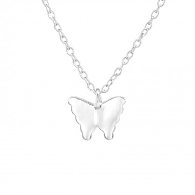 Butterfly - 925 Sterling Silver Kids Necklaces SD38243