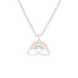 Rainbow - 925 Sterling Silver Kids Necklaces SD38635