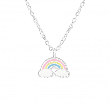 Rainbow - 925 Sterling Silver Kids Necklaces SD38635
