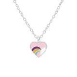 Heart - 925 Sterling Silver Kids Necklaces SD38872
