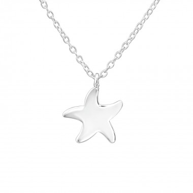Starfish - 925 Sterling Silver Kids Necklaces SD38950