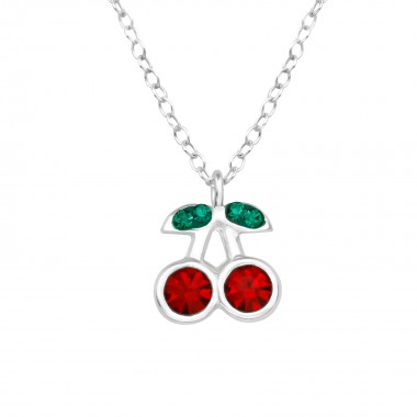 Cherry - 925 Sterling Silver Kids Necklaces SD39446